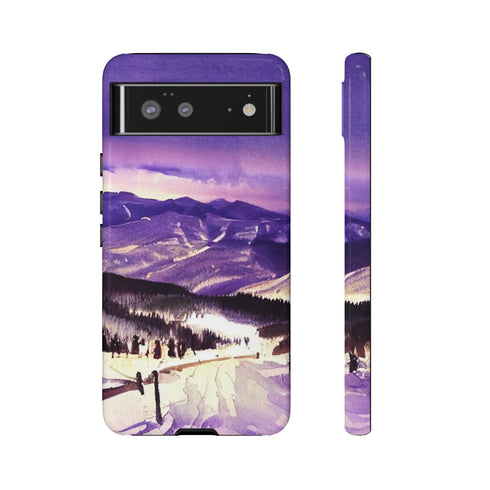 Vail Colorado at Christmas - Impact Resistant Phone Case Google Pixel 6 Glossy